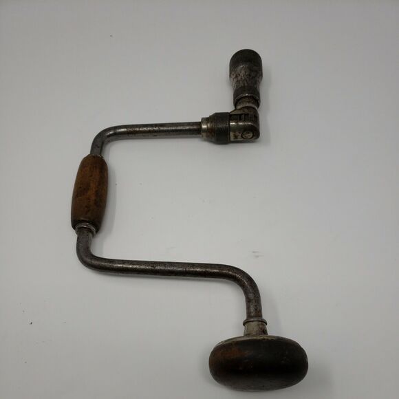 Ratchet Drill by Lakeside 10 Inch Vintage Hand Brace Made In USA Collectible - Picture 12 of 12